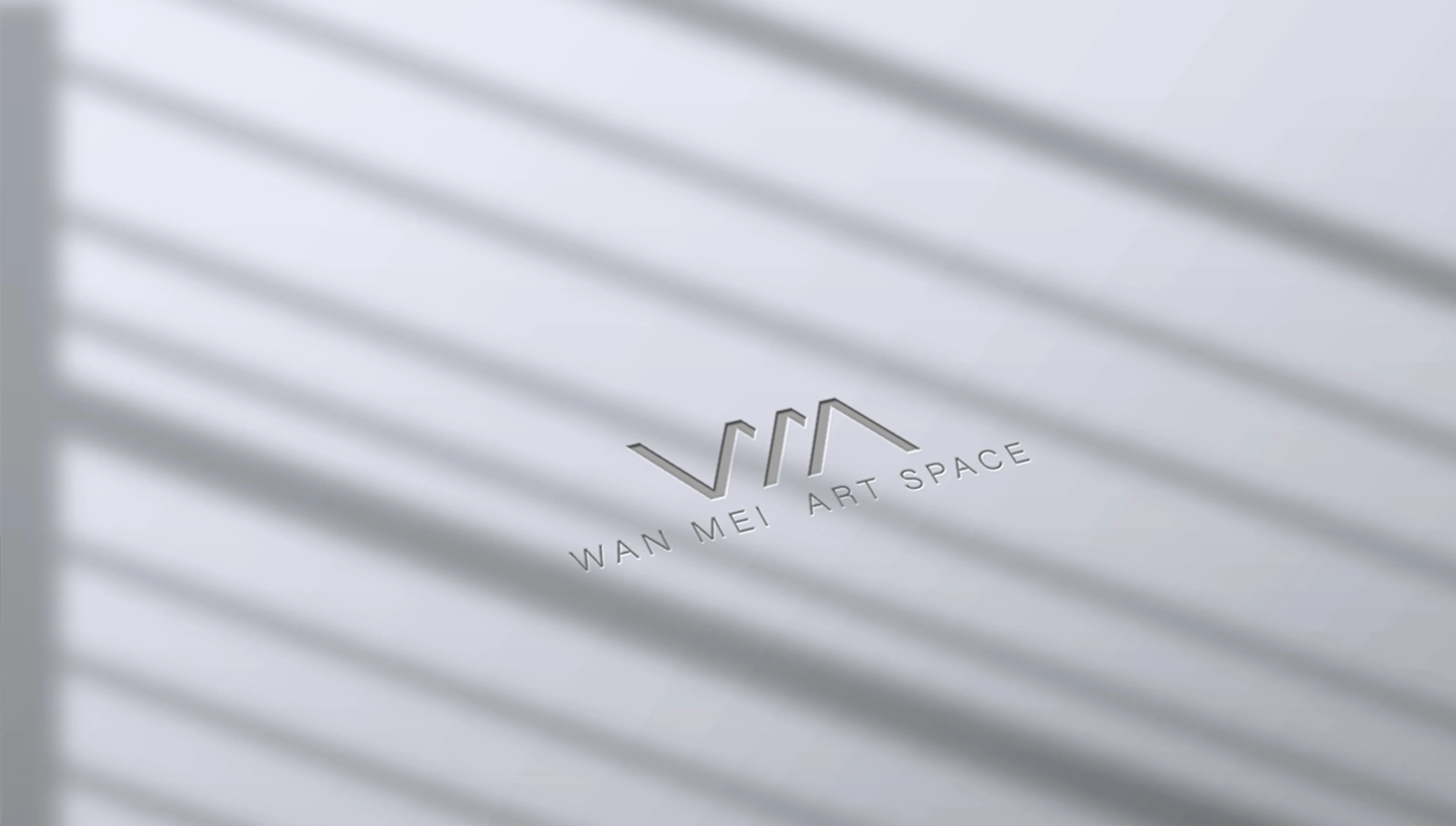 wan-mei-art-space-藝術空間-英文字母LOGO設計-極簡幾何風-高雄GOLINE設計 (全台服務)