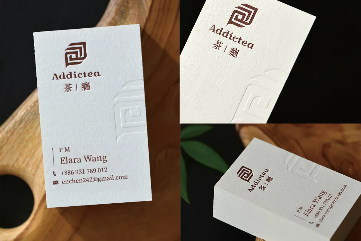 凸版印刷-高端名片-棉紙