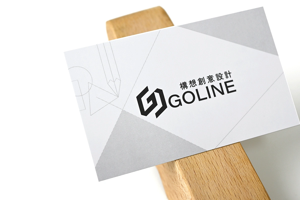 GOLINE設計-名片雙面霧膜